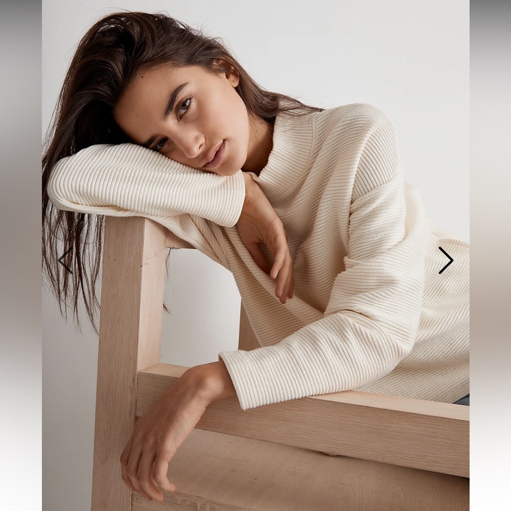 NWOT Madewell Funnelneck Drop Shoulder Sweater